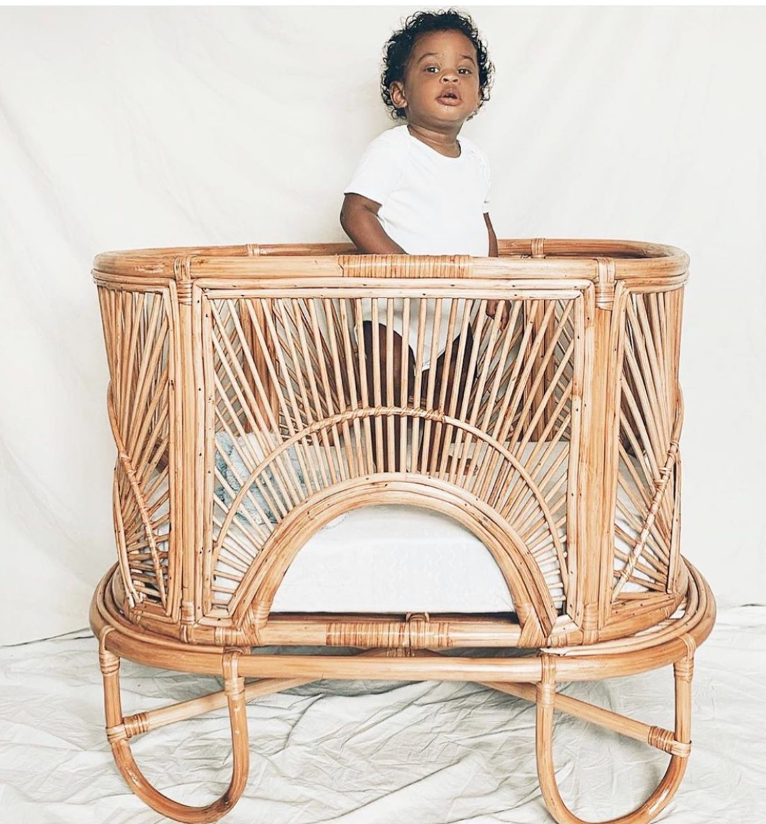 Rattan crib hotsell