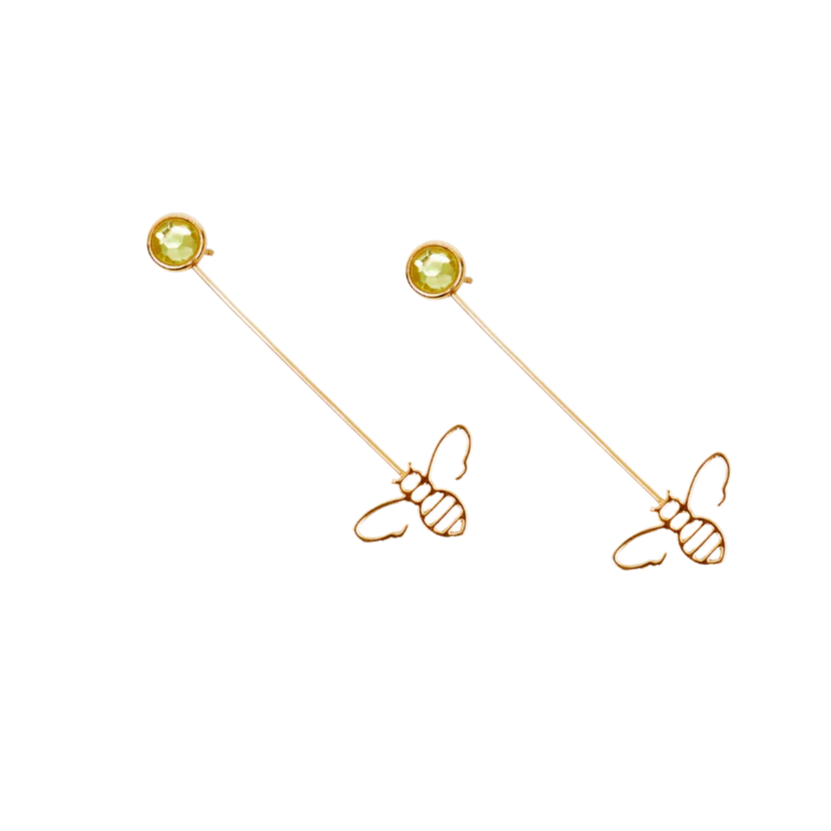Bee Drop Earrings