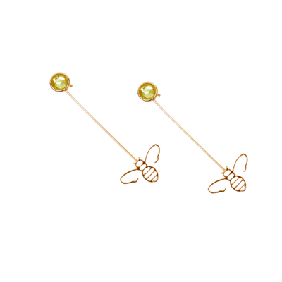 Bee Drop Earrings