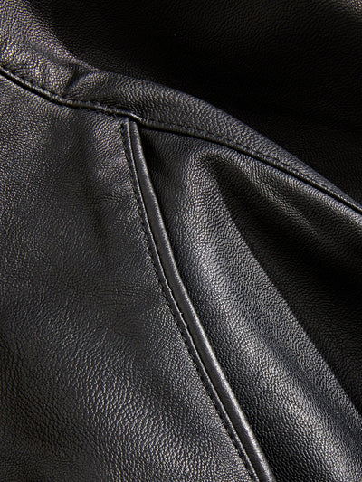 ELIRA - Vegan Leather | High Waist Midi Skirt