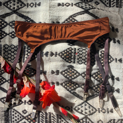 Mawu Copper Silk Suspender
