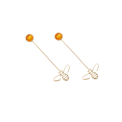 Bee Drop Earrings