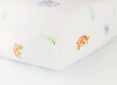 Bamboo Forest Fitted Cot Bed Sheet