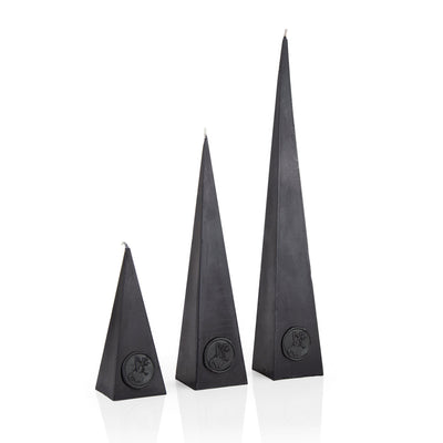 Kilimanjaro Pillar Candles Set (Black)