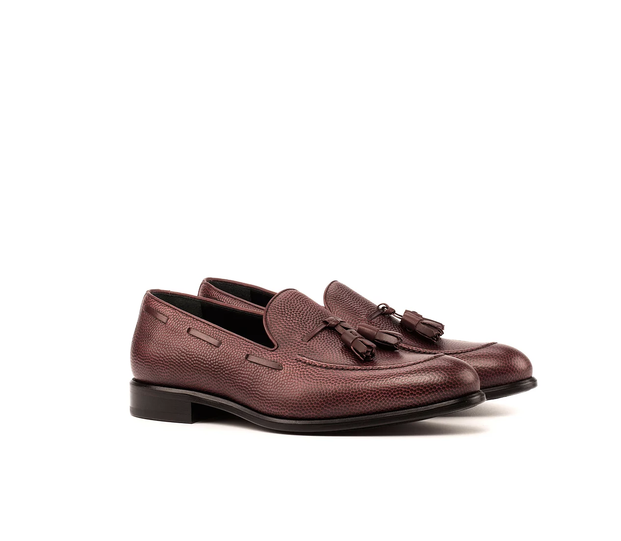 Mahogany Pebble Tassel Loafer