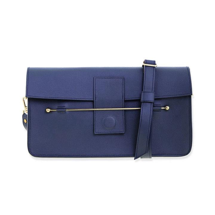 Marquise Leather Bag (Navy)