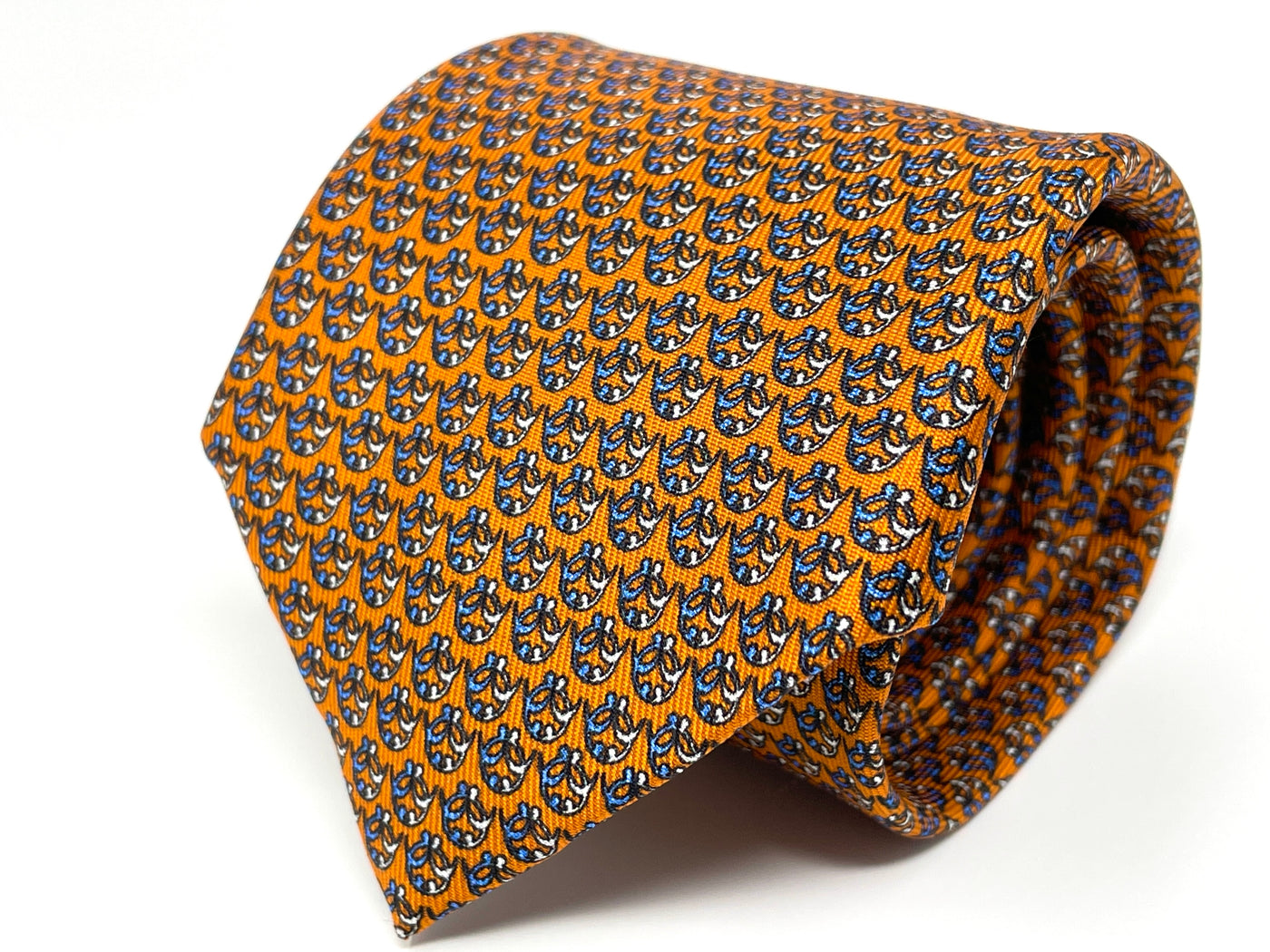 Ti Koro Nko Agyina hand-finished silk tie