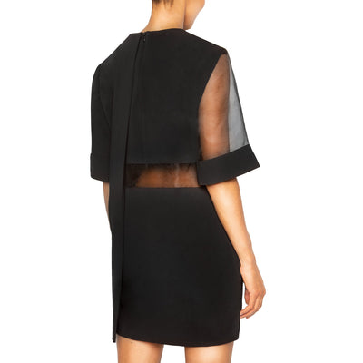 DALMAR | Oversized Shift Dress with Sheer Sleeve